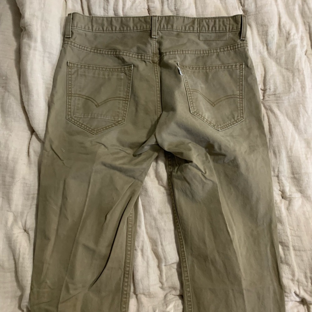 Green Levi pants
